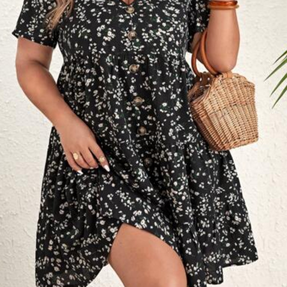 NWT Size M Kirundo Black White Mini Dress